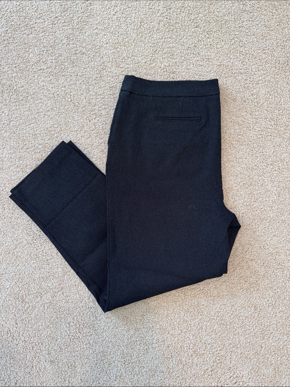 NEW Hilary Radley Women's Black Straight Leg Pants